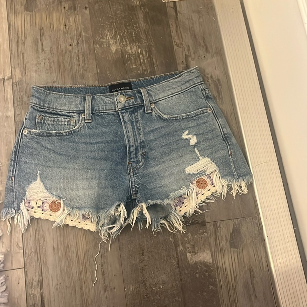 lucky brand jean shorts